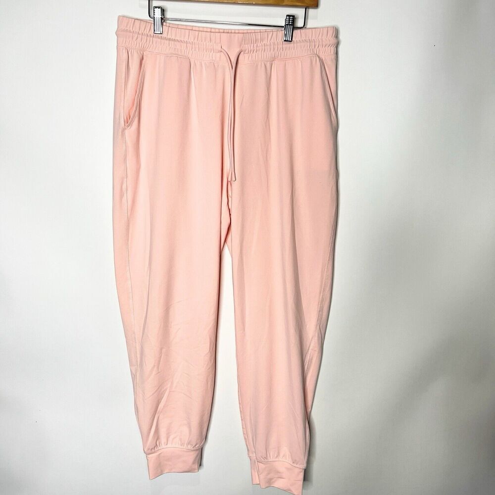 Fabletics High-Waisted Performance Jogger Pants PT2354755 Pink Women's Size XL
